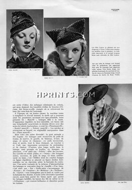 Véra Boréa 1935 Dress with Pélerine fur