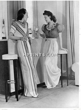 Véra Boréa & Jacques Heim 1939 Beach Pajamas