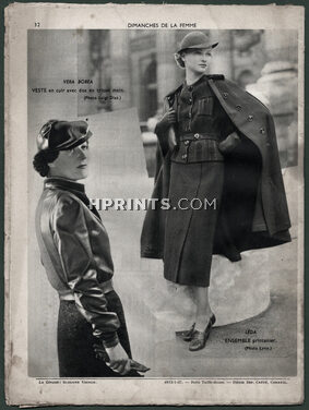 Véra Boréa & Léda 1937 Dimanches de la Femme cover, 32 pages