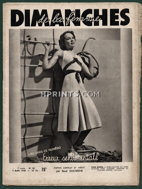 Véra Boréa (Couture) 1938 Robe-Culotte, Divided dress, 32 pages