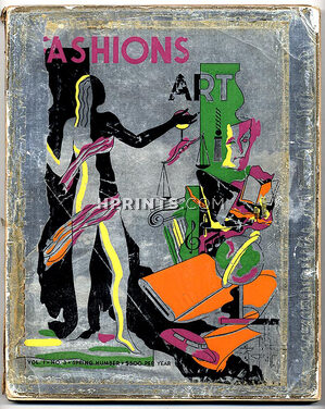 FASHIONS ART 1934 N°5, Man Ray "Age of Electricity", Schiaparelli, Molyneux, Véra Boréa, Léon Bénigni, 98 pages