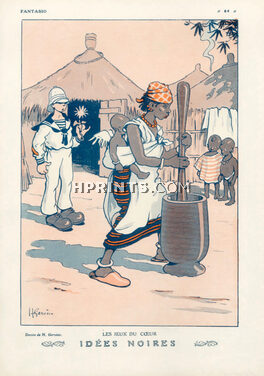Gervèse 1911 ''Idées Noires'' African Woman Sailor