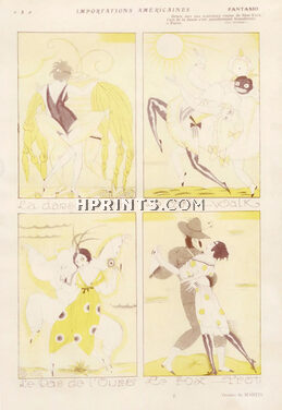 Charles Martin 1919 "New American Dances" Danse du Crabe, Cake-Walk, Danse de l'Ours, Fox-Trot