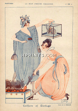 Sesbouë 1917 ''Culture et Elevage'' Elegant Parisienne