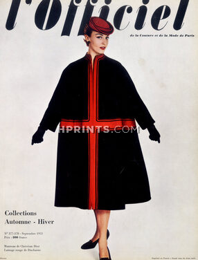 Christian Dior (Couture) 1953 Cover, Photo Philippe Pottier Ducharne