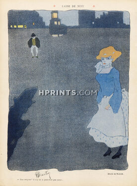 Charles Martin 1907 "Laide de Nuit" Prostitute