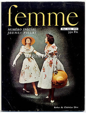Femme 1956 N°18 Mai-Juin Jeunes Filles, 96 pages