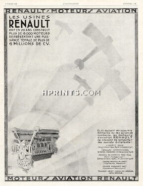 Renault 1928 Moteurs Aviation