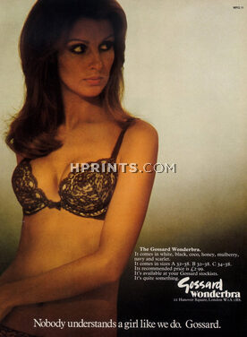 Gossard (Lingerie) 1974 brassiere, Wonderbra