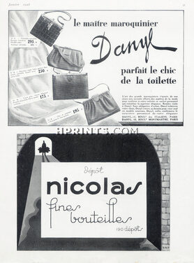 Danyl (Handbag) & Nicolas (Drink) 1928