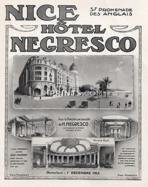 Hôtel Negresco 1912 Nice, Ehrmann