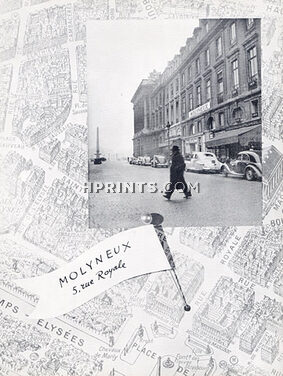 Molyneux 1948 Jane Blanchot, Nina Ricci, Florence, Stores