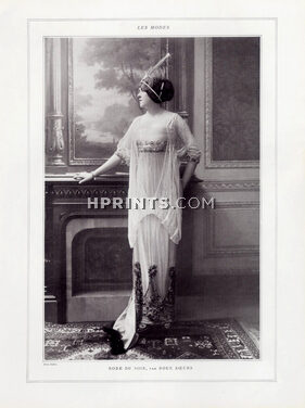 Boué Soeurs (Couture) 1912 Evening gown, Photo Talbot