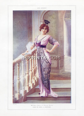 Bernard & Cie (Couture) 1912 Nelly Béryl, evening gown