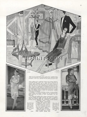 Martial et Armand, Lucien Lelong, Chantal 1926 René Gruau, Fashion Illustration