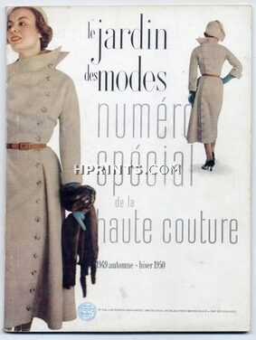 Le Jardin des Modes 1949 N°334, Jacques Fath, Hermès, Christian Dior, Pierre Balmain, Schiaparelli, 114 pages