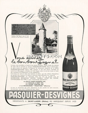 Pasquier-Desvignes (Wine) 1953 Bourgogne