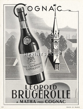 Leopold Brugerolle (Cognac) 1941 Matha Pres Cognac