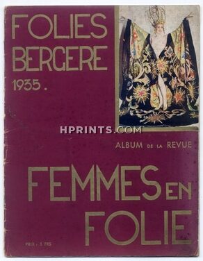 La Revue des Folies Bergère 1935 "Femmes en Folie", Michel Gyarmathy, 24 pages