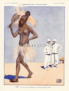 Léonnec 1921 African, Topless