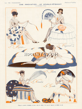 Vald'Es 1921 ''Une innovation, le meuble-vêtement'' Furniture-Dress