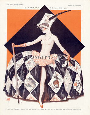 Léonnec 1926 La Commère de la Revue, Comédie parisienne, Music-hall