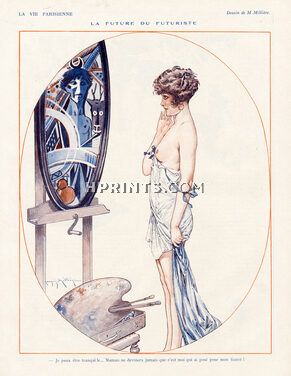 Millière 1926 La Future du Futuriste, Artist Model