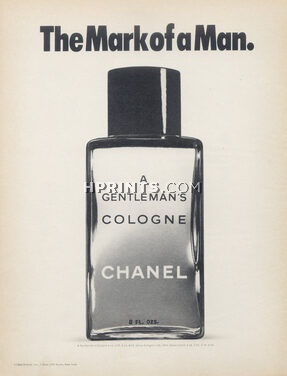 Chanel (Perfumes) 1970 "A Gentleman's Cologne"