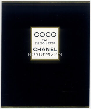 Chanel (Perfumes) 1989 Eau de Toilette "Coco", Inès de la Fressange, autograph, Portrait