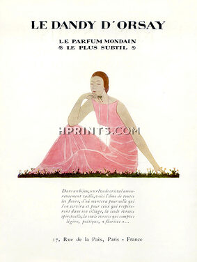 D'Orsay (Perfumes) 1925 André Edouard Marty, Le Dandy