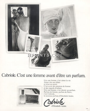 Elizabeth Arden (Perfumes) 1978 "Cabriole"