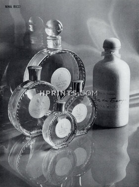 Nina Ricci (Perfumes) 1957 Coeur-joie, L'air du Temps, Fille d'Eve