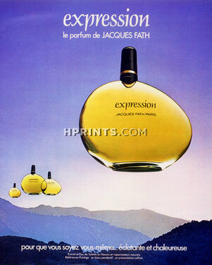Jacques Fath (Perfumes) 1977 Expression