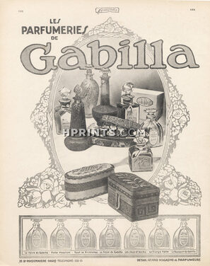 Gabilla (Perfumes) 1915 Art Nouveau Style