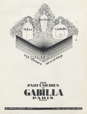 Gabilla (Perfumes) 1927 Lilas, Glycine & Violette