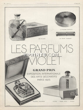 Violet (Perfumes) 1926 Les Sylvies, Pourpre d'automne, Chypre, Grand Prix Exposition des Arts Décoratifs (L)