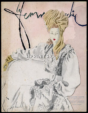 La Femme Chic 1944 January, Pierre Louchel, Madeleine Vramant, 20 pages