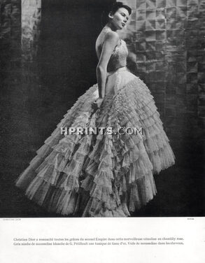 Christian Dior 1948 "Crinoline" Photo Pottier