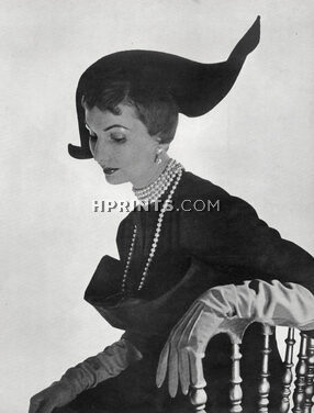 Christian Dior (Couture) 1949 Bicorne