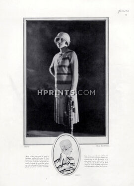 Chanel (Couture) 1925 Caroline Reboux, Photo Paul O'Doyé
