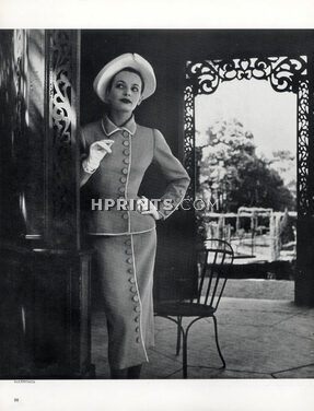 Balenciaga (Couture) 1949 Photo Philippe Pottier