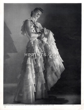 Madeleine Vionnet 1939 Photo Horst, Evening Gown