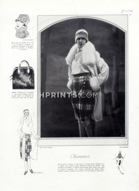 Jean Magnin (Couture) 1924 Costume de Sport, Handbag, Photo Paul O'Doyé
