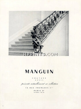 Lucile Manguin 1949 Label