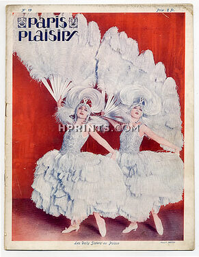 Paris Plaisirs 1923 N°19, Dolly Sisters, "Oh ! Les Belles Filles !" au Palace, 20 pages
