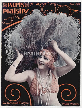 Paris Plaisirs 1924 N°21, Mistinguett, Nina Payne, Folies Bergère, 24 pages