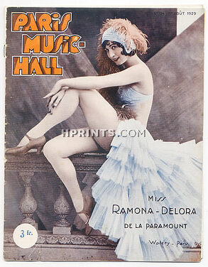 Paris Music-Hall 1929 N°194, Miss Ramona-Delora, Maurice Chevalier, 20 pages