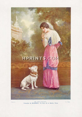 Buzenet (Couture) 1912 Pepa Bonafé, Photo Talbot, French bulldog