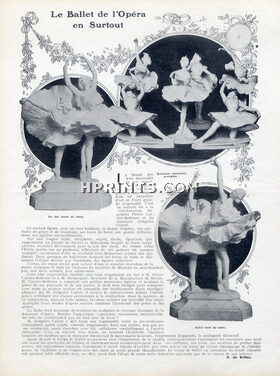 Grégoire Calvet 1910s "Le ballet de l'Opéra" Manufacture de Sèvres, dancer