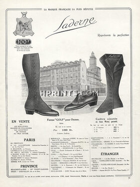 Saderne (Shoes) 1921 factory